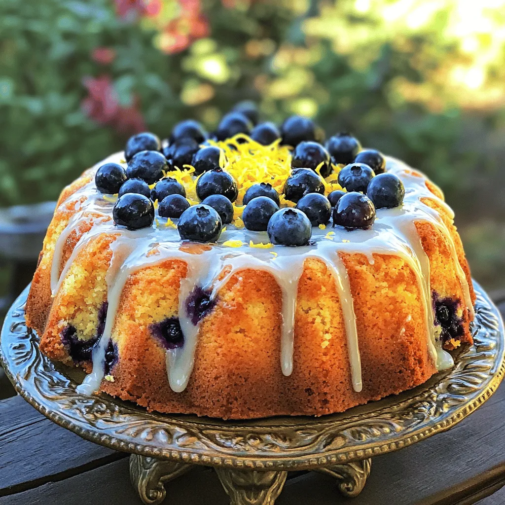 Blueberry Lemon Pound Cake Delightful and Easy Treat