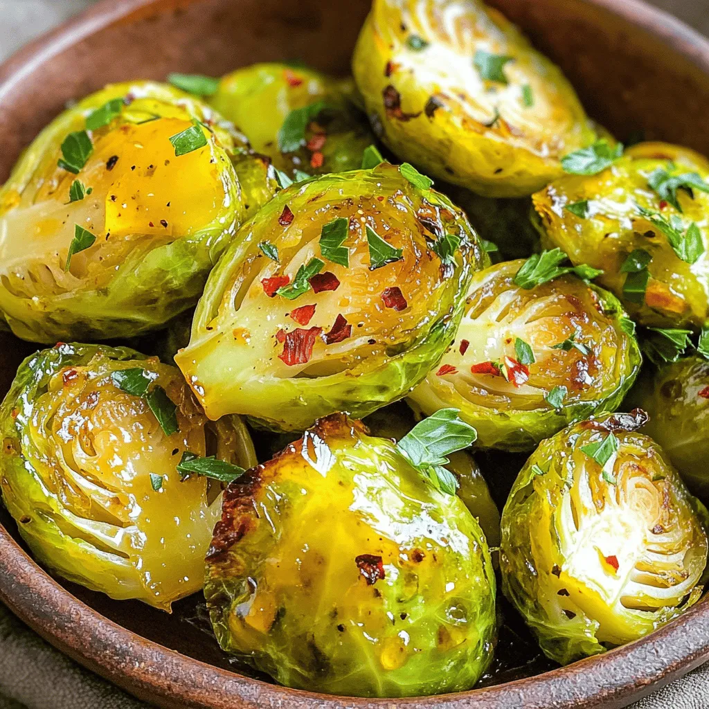 Hot Honey Brussels Sprouts Flavorful and Crispy Treat