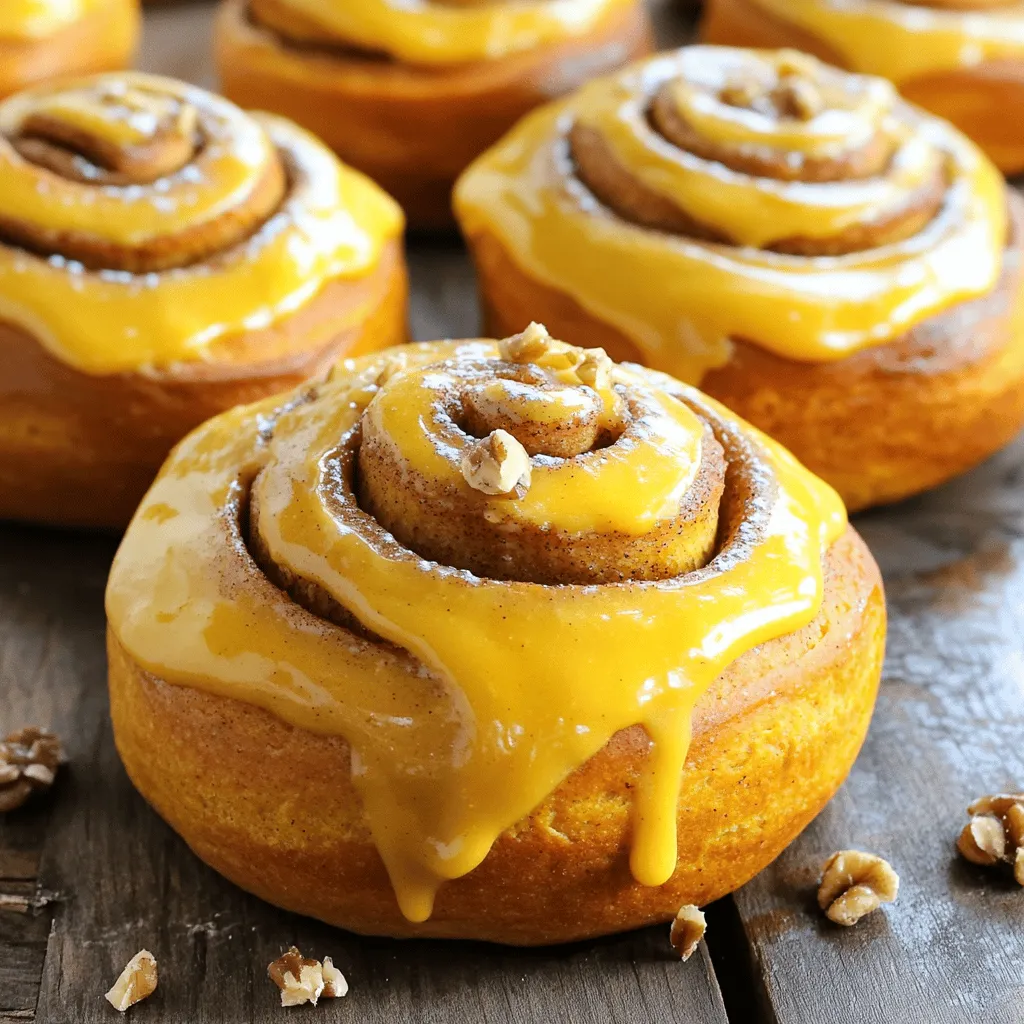 Pumpkin Cinnamon Rolls Savory and Sweet Delight