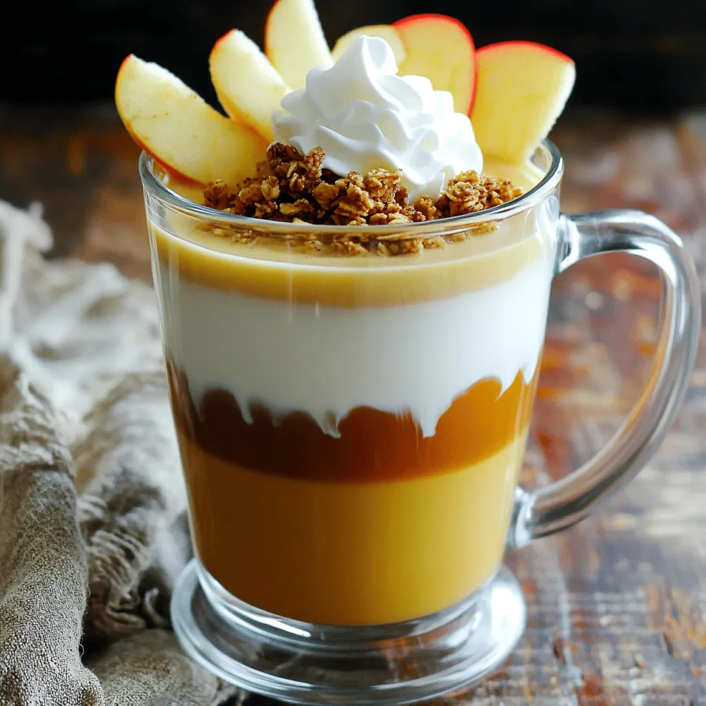 Apple Crisp Macchiato Flavorful Fall Drink Recipe