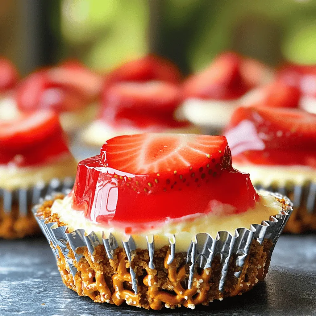 Strawberry Pretzel Salad Cups Delightful and Easy Treat