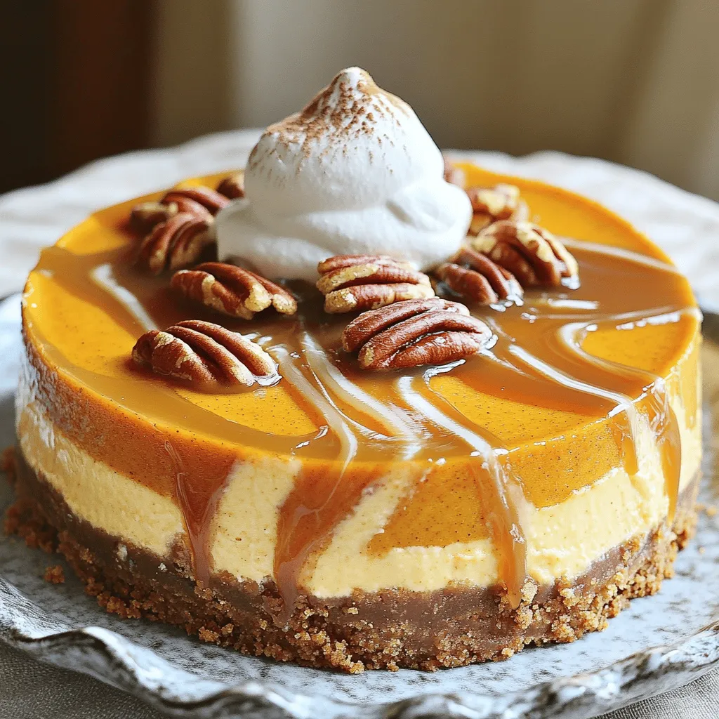 Caramel Pecan Pumpkin Cheesecake Irresistible Dessert