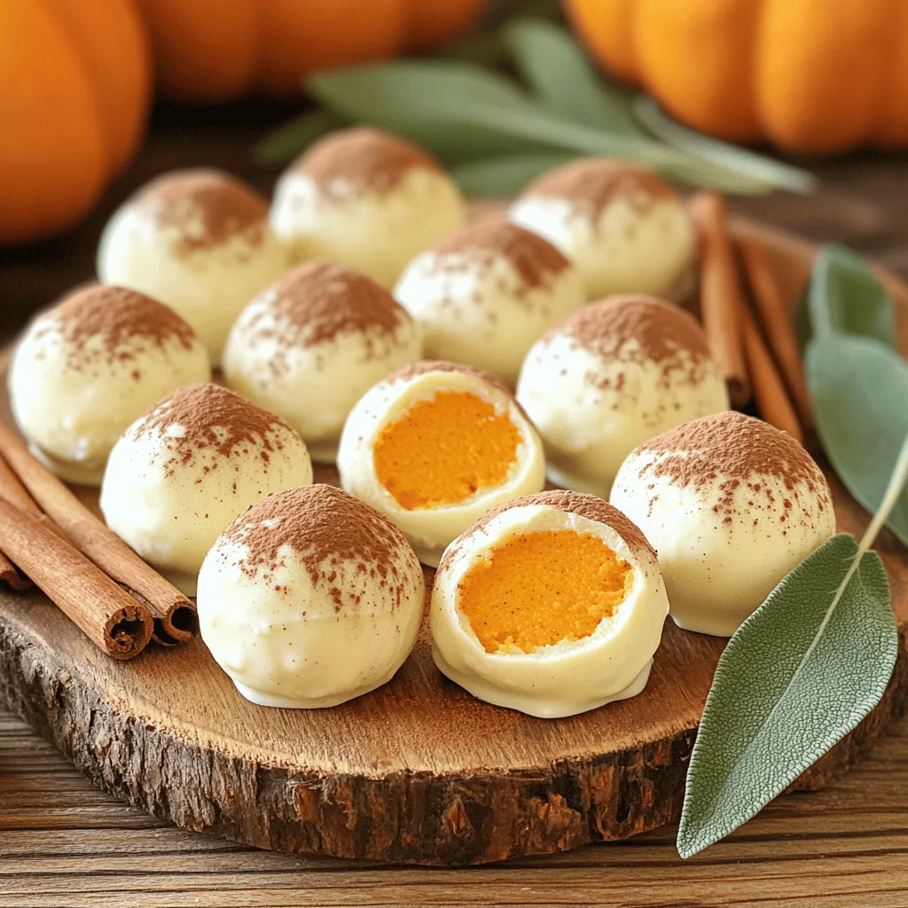 Pumpkin Cheesecake Truffles Irresistible Sweet Treat