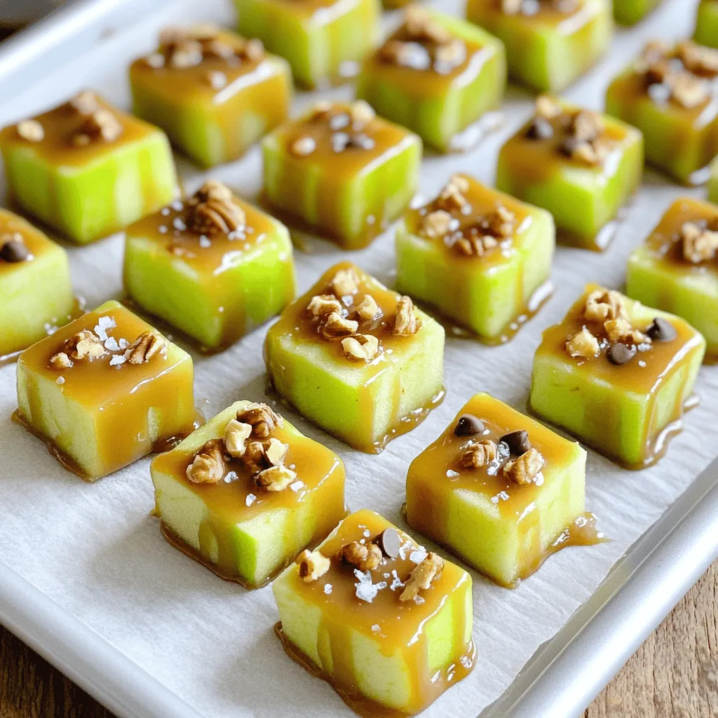 Mini Caramel Apple Bites Sweet and Tasty Treats