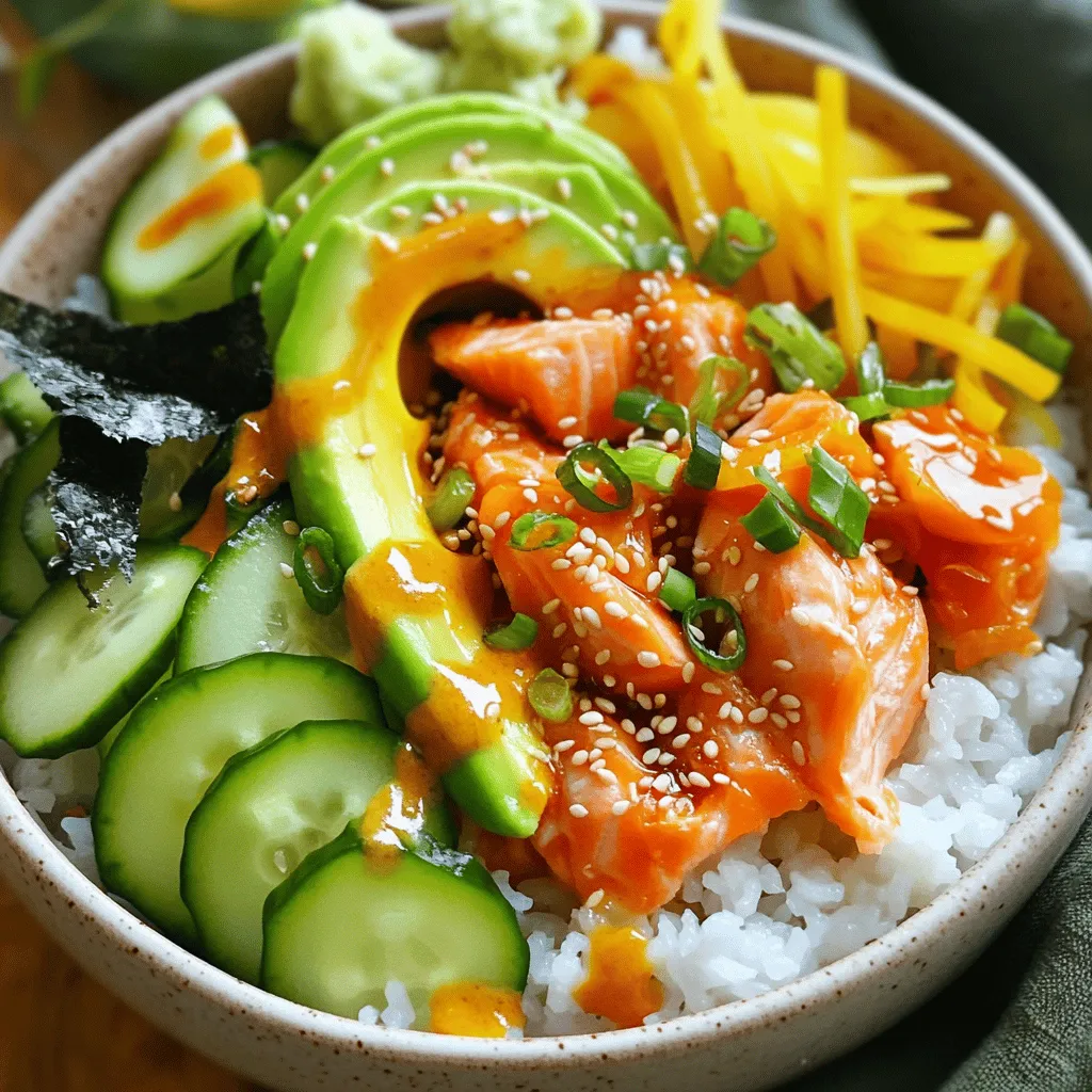 Minute TikTok Salmon Rice Bowl Quick and Tasty Meal