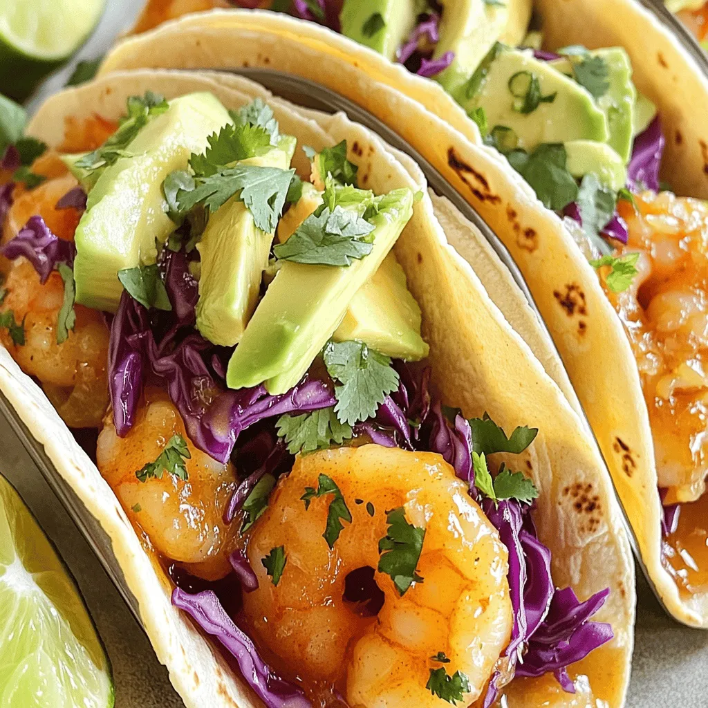 Spicy Honey Lime Shrimp Tacos Quick and Easy Recipe