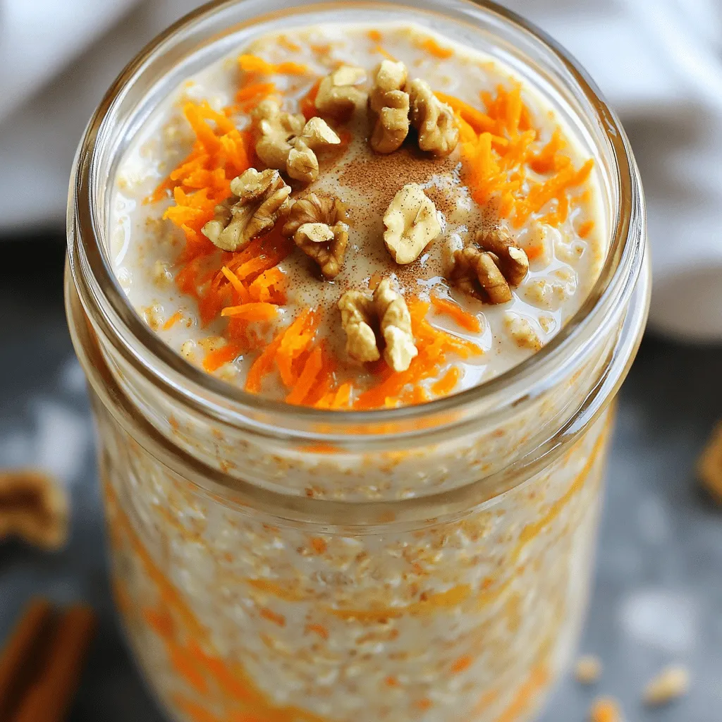 Carrot Cake Overnight Oats Tasty and Easy Recipe