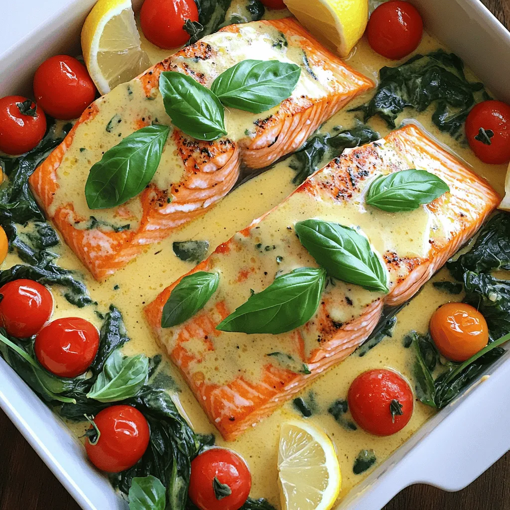 Creamy Tuscan Salmon Delightful and Flavorful Meal