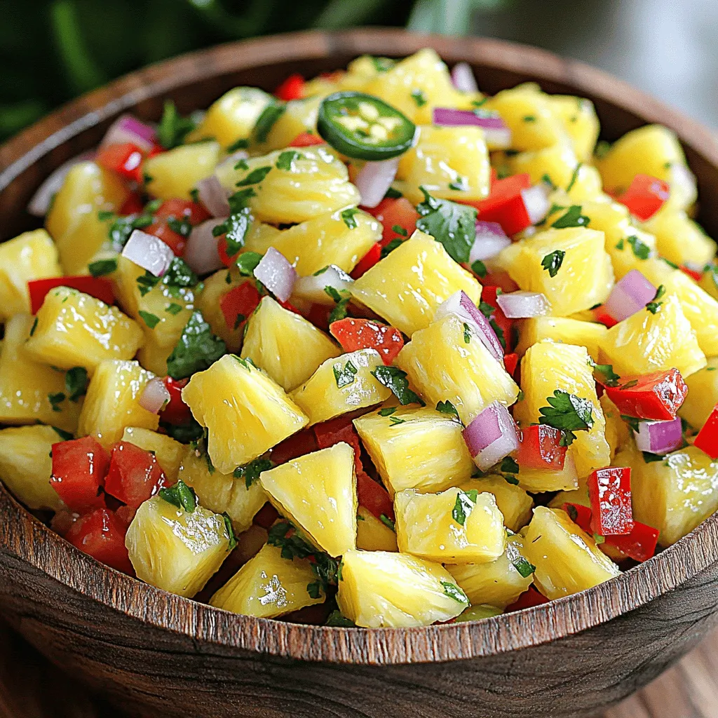 Easy Pineapple Salsa Fresh and Full of Flavor