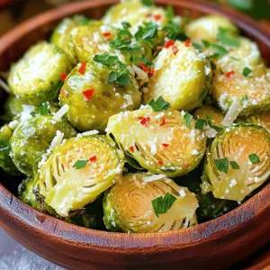 - 1 pound Brussels sprouts - 3 tablespoons olive oil - 4 garlic cloves, minced - 1/2 cup grated Parmesan cheese The main ingredients create a rich flavor. I love using fresh Brussels sprouts. They bring a nice crunch and earthy taste. The olive oil helps the sprouts crisp up nicely in the air fryer. Minced garlic adds a strong aroma. It pairs perfectly with the salty, nutty Parmesan cheese. - 1 teaspoon onion powder - 1 teaspoon garlic powder - 1/2 teaspoon red pepper flakes (optional) - Salt and pepper to taste - Fresh parsley for garnish Adding seasonings makes these Brussels sprouts pop. Onion powder gives a subtle sweetness. Garlic powder enhances the garlic flavor. If you like heat, add red pepper flakes for a spicy kick. Don’t forget salt and pepper; they balance the flavors. Fresh parsley adds color and freshness when you serve. Using these ingredients transforms simple Brussels sprouts into a tasty side dish. Trust me, everyone will love them! - Preheat the air fryer to 375°F (190°C). - Trim and halve the Brussels sprouts. First, set the air fryer to 375°F. This step warms up the air fryer for even cooking. Next, take your Brussels sprouts and trim off the tough ends. Halve each sprout to ensure they cook evenly. This size helps them crisp up nicely in the air fryer. - Combine Brussels sprouts, olive oil, minced garlic, and seasonings in a bowl. - Toss with grated Parmesan cheese. In a large bowl, mix the halved Brussels sprouts with olive oil and minced garlic. Adding onion powder, garlic powder, salt, and pepper gives them great flavor. You can also add red pepper flakes if you like a little heat. Toss everything well until each sprout is coated. Then, sprinkle in the grated Parmesan cheese and toss again. The cheese will stick to the sprouts and add a savory touch. - Place Brussels sprouts in the air fryer basket in a single layer. - Air fry for 15-20 minutes, shaking halfway. Now, place the seasoned Brussels sprouts in the air fryer basket. Make sure they lie in a single layer to ensure they crisp up. If your air fryer is small, you may need to do this in batches. Set the timer for 15-20 minutes. Halfway through, give the basket a shake. This helps them cook evenly and get that perfect crunch. When finished, they should look golden brown and crispy—just right for serving! To get those Brussels sprouts super crispy, shake the basket while they cook. This simple step helps all sides cook evenly. If you skip this, some sprouts may burn, while others stay soggy. Give the basket a good shake halfway through cooking. This ensures every bite is crunchy and delicious. Cooking time can vary based on a few factors. The size of your Brussels sprouts matters. Larger sprouts may take longer to cook than smaller ones. Also, your air fryer’s brand and model can affect the time. Start with 15 minutes, then check for doneness. You want them golden brown and crisp. Adjust cooking time as needed. For a lovely presentation, serve in a rustic bowl or on a wooden platter. This looks appealing and gives a homey feel. Drizzle a little extra olive oil or fresh lemon juice on top. Add fresh parsley for a pop of color. These small touches make your dish shine at the table. Enjoy your tasty creations! {{image_2}} Want to boost the flavor? You can add crispy bacon bits for a savory touch. The salty flavor of bacon pairs well with the garlic and Parmesan. If you want a cheese alternative, try nutritional yeast. It adds a cheesy flavor without dairy. Both options give your Brussels sprouts extra taste. If you need gluten-free options, you’re in luck! This recipe is naturally gluten-free. For a dairy-free choice, skip the Parmesan. Use a dairy-free cheese or simply use more garlic. These tweaks let everyone enjoy this dish. Using seasonal produce can change the taste and freshness. In the fall, add roasted butternut squash for sweetness. In spring, toss in fresh herbs like basil or dill. These seasonal items bring new life to your Brussels sprouts, making each bite exciting. To store leftover Brussels sprouts, place them in an airtight container. Keep them in the refrigerator. They stay fresh for up to three days. Make sure they cool before sealing. This helps prevent moisture buildup. To reheat your Brussels sprouts, use the air fryer again. Set it to 350°F (175°C). Heat them for about 5 minutes. This keeps them crispy and tasty. You can also use a skillet over medium heat. Stir them often to avoid burning. You can freeze Brussels sprouts for later use. First, let them cool completely. Then, spread them on a baking sheet. Freeze them for 1-2 hours until firm. After that, transfer them to a freezer bag. They last up to three months. When ready to use, thaw them overnight in the fridge before reheating. Yes, you can use frozen Brussels sprouts. However, they may not get as crispy. Frozen sprouts usually contain more moisture. This extra water can make them soggy during cooking. To fix this, thaw them first and pat them dry before air frying. Adjust cooking times to about 20-25 minutes. Keep an eye on them for best results. To reduce bitterness, start by choosing fresh sprouts. Cut off the ends and peel away any yellow leaves. Soaking them in cold water for 30 minutes can help. Tossing them with olive oil and salt before cooking also makes a big difference. Adding sweet flavors, like honey or balsamic vinegar, can balance bitterness too. Yes, you can air fry many vegetables just like Brussels sprouts. Cut them into equal sizes for even cooking. Use similar seasonings and oil. Cooking times will vary based on the type of vegetable. For example, thinly sliced carrots cook faster than thick zucchini slices. Always shake the basket halfway through for the best texture. In this post, we covered how to make air fryer garlic Parmesan Brussels sprouts. We explored essential ingredients, step-by-step cooking instructions, and helpful tips for perfect results. You learned about possible variations to suit your taste and dietary needs. Remember, cooking is fun and easy! Enjoy experimenting with this recipe. Serve these tasty sprouts to impress friends and family. They will love it! Keep these tips in mind to make the best dish possible. Happy cooking!