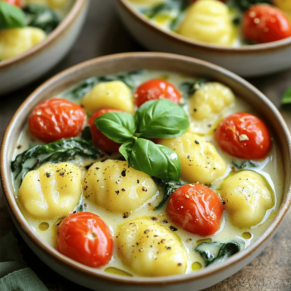 One-Pot Creamy Tuscan Gnocchi Flavorful Dinner Dish