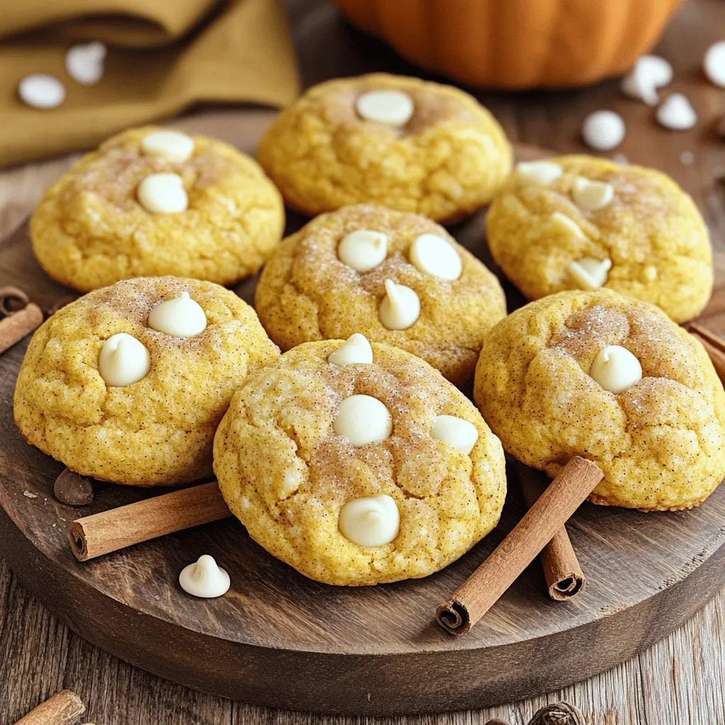 White Chocolate Pumpkin Snickerdoodles Delightful Treat