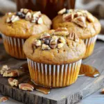 The right ingredients make these vegan pumpkin muffins shine. Here’s what you need: - 1 cup canned pumpkin puree: This gives the muffins their rich flavor and moist texture. - 1/2 cup almond milk (or any plant-based milk): This adds creaminess and helps bind the mixture. - 1/3 cup maple syrup: This natural sweetener brings sweetness and a hint of flavor. - 1/4 cup coconut oil, melted: This provides healthy fats and keeps the muffins tender. - 1 teaspoon vanilla extract: This adds a lovely depth of flavor. - 1 1/2 cups whole wheat flour: This gives structure to the muffins and adds nutrients. - 1 teaspoon baking powder: This helps the muffins rise and become fluffy. - 1/2 teaspoon baking soda: This works with the acid in pumpkin for extra lift. - 1 teaspoon ground cinnamon: This spice adds warmth and classic autumn flavor. - 1/2 teaspoon ground nutmeg: This gives a slightly sweet and nutty taste. - 1/2 teaspoon ground ginger: This adds a zesty kick to the mix. - 1/4 teaspoon salt: This enhances all the flavors and balances sweetness. - 1/2 cup chopped pecans or walnuts (optional): This adds crunch and richness. - 1/4 cup vegan chocolate chips (optional): This offers a sweet surprise in each bite. These ingredients are simple but pack a flavorful punch. They combine to create moist, tender muffins that are perfect for any time of the day. First, preheat your oven to 350°F (175°C). This step is key for even baking. While the oven heats, you need to prepare the muffin tin. Line it with paper liners or grease it with coconut oil. This helps the muffins release easily after baking. Next, grab a large mixing bowl. Combine the wet ingredients first. Whisk together the canned pumpkin puree, almond milk, maple syrup, melted coconut oil, and vanilla extract. Mix until smooth. In another bowl, mix the dry ingredients. Combine whole wheat flour, baking powder, baking soda, cinnamon, nutmeg, ginger, and salt. This ensures even flavor. Now, it's time to mix the wet and dry ingredients. Gradually add the dry mixture to the wet one. Stir gently until just combined. Do not overmix; a few lumps are okay. If you want, fold in the chopped nuts and vegan chocolate chips for extra texture. Now, it’s time to fill the muffin tin. Spoon the batter into each cup, filling them about three-quarters full. This allows room for rising. Place the muffin tin in your preheated oven. Bake for 18 to 20 minutes. To check doneness, insert a toothpick into the center of a muffin. If it comes out clean, they are ready. After baking, remove the muffins from the oven. Let them cool in the pan for about 5 minutes. Then, transfer them to a wire rack to cool completely. Enjoy your delicious vegan pumpkin muffins! To make perfect vegan pumpkin muffins, follow these tips. - Avoiding overmixing: When you mix wet and dry ingredients, stir gently. Overmixing makes muffins tough. A few lumps in the batter are fine. - Ensuring even baking: Make sure your oven is properly preheated to 350°F (175°C). This helps muffins bake evenly. Fill each muffin cup about 3/4 full. This allows room for rising. Cooling and storing your muffins helps keep them fresh. - Cooling time in the pan: After baking, let the muffins cool in the pan for about 5 minutes. This makes them easier to remove without breaking. - Best practices for storage: Store muffins in an airtight container. They stay fresh for up to three days at room temperature. For longer storage, freeze them. Wrap each muffin in plastic wrap, then place them in a freezer bag. They last for up to three months. {{image_2}} You can boost the flavor of your vegan pumpkin muffins in fun ways. Adding spices makes a big difference. For a warm kick, try adding more cinnamon or a pinch of cloves. You can also experiment with extracts. A splash of almond or maple extract can lift your muffins to new heights. Mix-ins are another great way to add flavor. You can swap the nuts for dried fruits like cranberries or raisins. If you love chocolate, you might enjoy adding some vegan chocolate chips. This adds richness and sweetness to the muffins, making them a delightful treat. If you need gluten-free muffins, it's simple. Replace whole wheat flour with a gluten-free blend. Look for a blend that has xanthan gum, which helps bind the ingredients. You can also use almond flour or oat flour for a different texture. For those looking to cut sugar, you can reduce the maple syrup. Try using only 1/4 cup instead of 1/3 cup. You can also use mashed bananas or unsweetened applesauce for natural sweetness. These options keep your muffins moist and tasty without adding too much sugar. To keep your vegan pumpkin muffins fresh, follow these tips: - Refrigeration guidelines: Place the muffins in an airtight container. They stay good in the fridge for about five days. This helps them hold onto their moisture and flavor. - Freezing instructions: If you want to save them longer, freeze the muffins. Wrap each muffin in plastic wrap, then store them in a freezer bag. They last up to three months in the freezer. When you’re ready to eat them, thaw them in the fridge overnight. To enjoy your muffins warm again, here are the best methods: - Best methods for warming up muffins: Use your oven or microwave. For the oven, preheat it to 350°F (175°C). Place the muffins on a baking sheet and warm for 5-10 minutes. This gives them a nice texture. If you use the microwave, heat each muffin for 15-20 seconds. This is quick, but they may not be as crispy. These simple storage and reheating tips keep your vegan pumpkin muffins tasty and enjoyable! Yes, you can use regular milk. Any milk works well. Just keep in mind that it won't be vegan. Plant-based milk, like almond or oat, is a great choice. It adds a nice creaminess while keeping the recipe vegan. You can add more maple syrup. Start with an extra tablespoon. You can also use brown sugar or coconut sugar. This will add sweetness without changing the flavor too much. Yes, you can use applesauce or mashed bananas. Both will keep your muffins moist. However, the flavor will change. Applesauce gives a light taste, while bananas add a fruity note. Stick a toothpick into the center of a muffin. If it comes out clean, they are done. If it has wet batter, bake for a few more minutes. You can also lightly press the top; it should spring back. This blog post covered the main steps to make delicious pumpkin muffins. You learned about the key ingredients, how to mix them, and tips for baking. We also explored fun variations and smart storage ideas. In closing, you now have everything you need to bake tasty pumpkin muffins. Enjoy creating your own healthy treats!