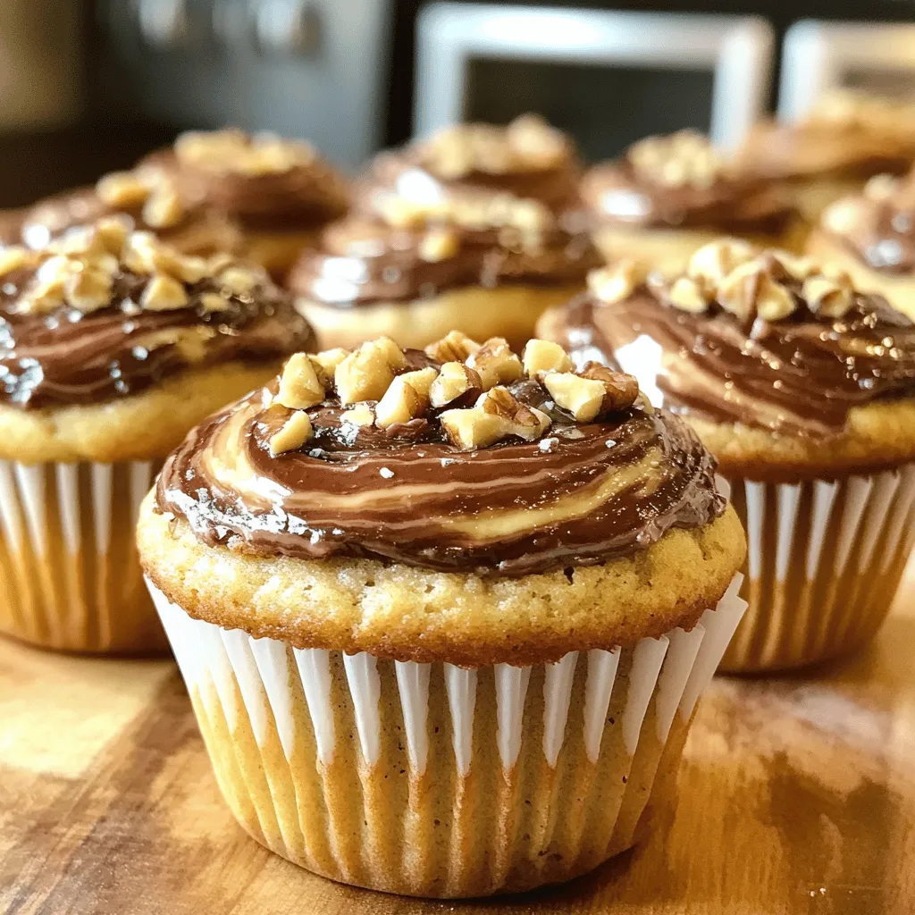Banana Nutella Swirl Muffins Irresistible and Easy