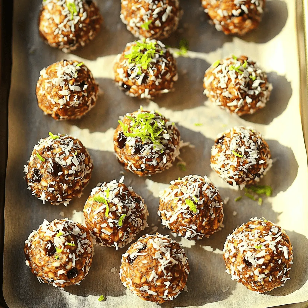 Coconut Lime Energy Bites Delicious and Easy Snack