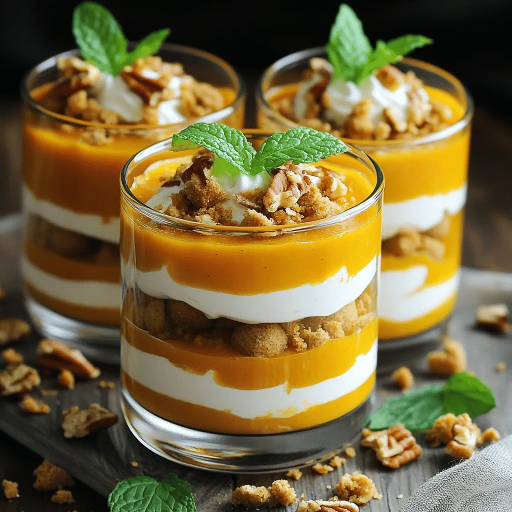 Pumpkin Delight Dessert Irresistible Sweet Treat