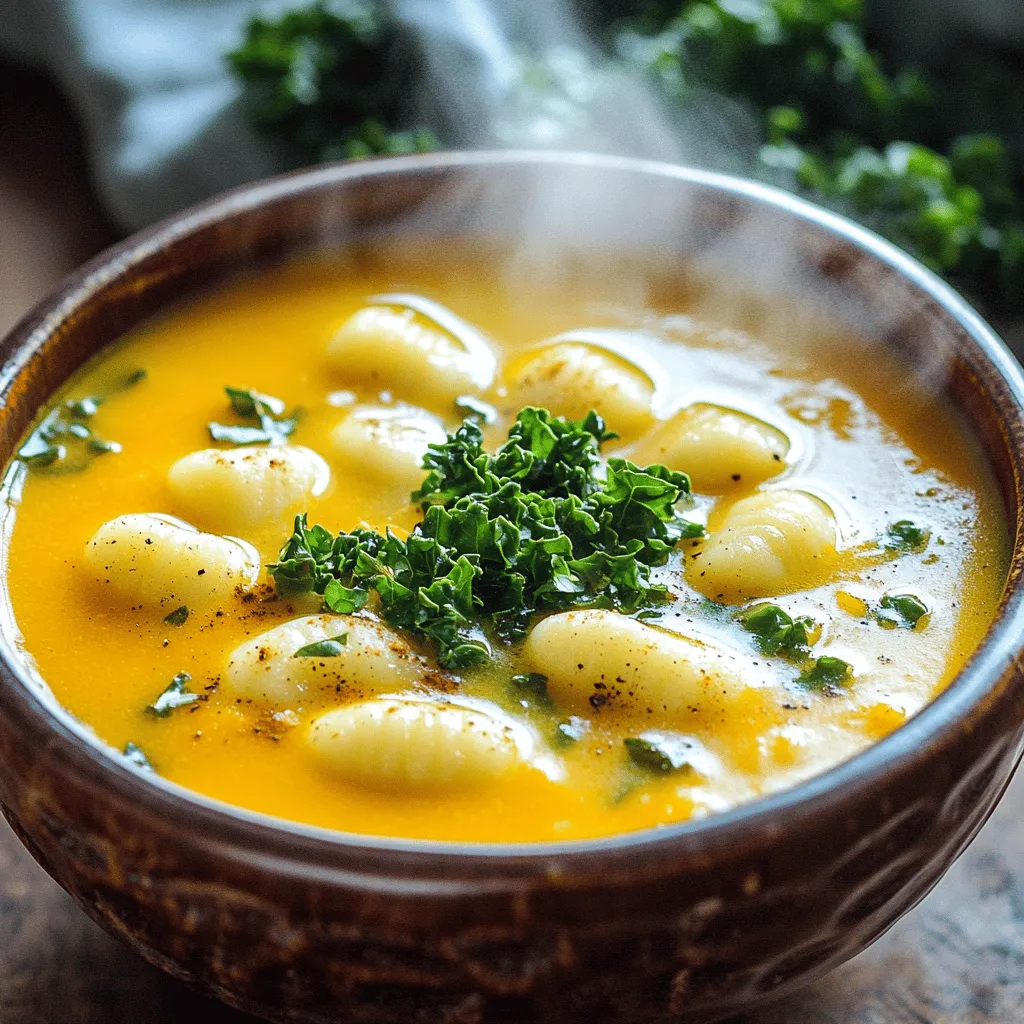 Savory Butternut Squash Gnocchi Soup Delightful Meal