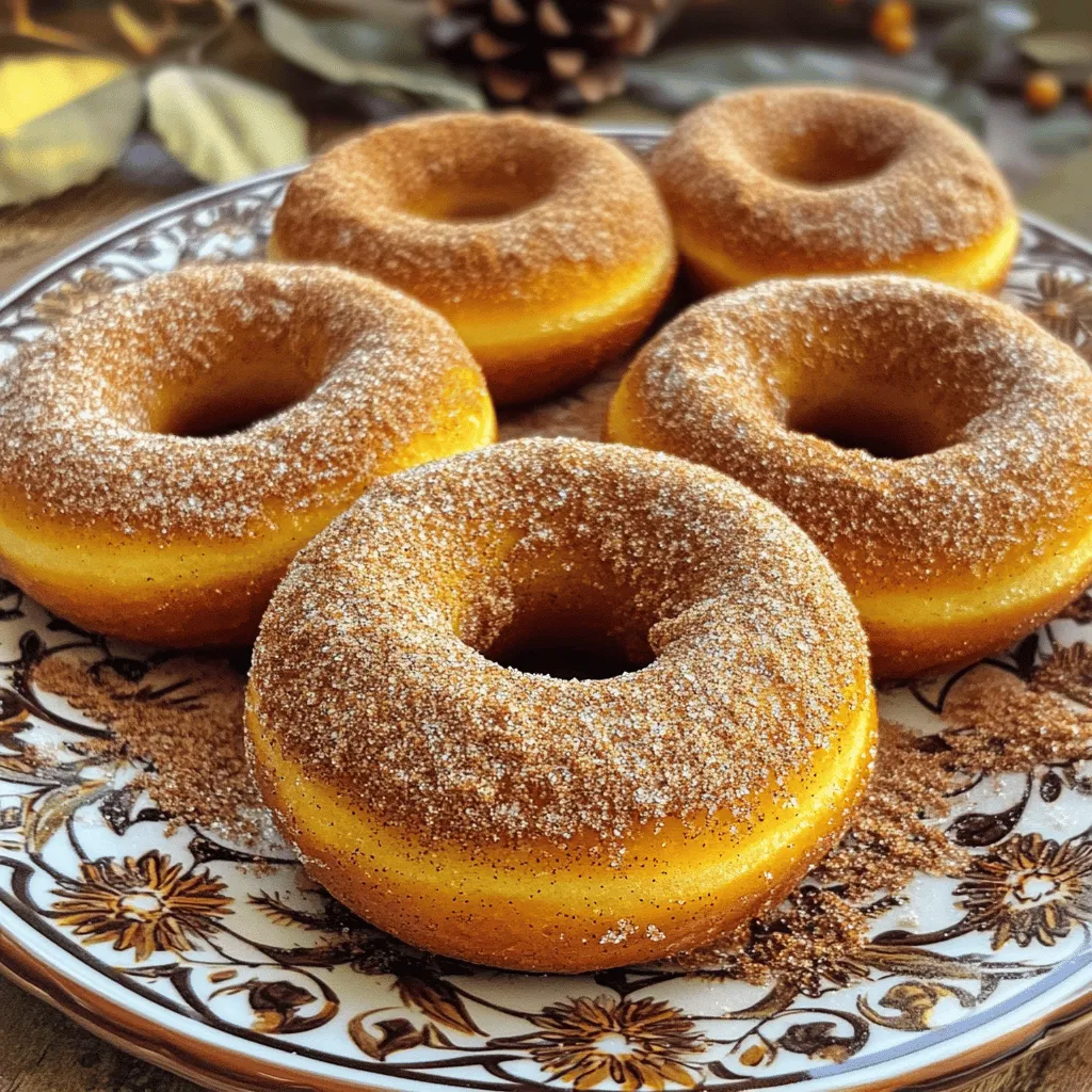 Gingerbread Donuts with Cinnamon Sugar Delight