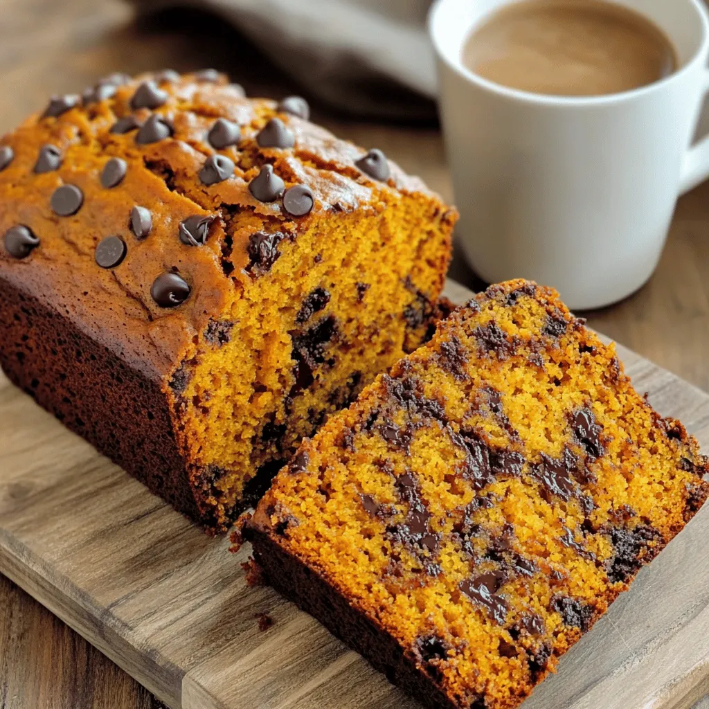 Chocolate Chip Pumpkin Bread Cozy and Flavorful Loaf