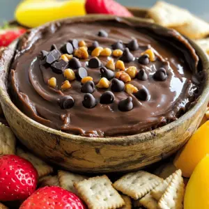 - 1 cup all-purpose flour - 1/2 cup unsweetened cocoa powder - 1/2 cup brown sugar - 1/4 cup granulated sugar - 1/2 cup unsalted butter, softened - 1 teaspoon vanilla extract - 1/4 teaspoon salt - 1/4 cup milk (or dairy-free alternative) - 1/2 cup semi-sweet chocolate chips - 1/4 cup chopped nuts (optional) When making this dip, measuring accurately is key. Use dry measuring cups for flour and cocoa powder. For sugars, level them off with a knife. The butter should be softened to room temperature, making it easy to cream. If you want a richer taste, you can use more cocoa powder. The milk should be added slowly to reach the right consistency. You can customize your brownie batter dip. Here are some fun add-ins: - Peanut butter: Mix in 1/4 cup for a nutty twist. - Mint extract: Use 1/2 teaspoon for a fresh flavor. - Mini marshmallows: Add for a chewy texture. - Crushed cookies: Stir in some for extra crunch. These options let you explore new flavors and textures. To start, gather all your ingredients. You will need: - 1 cup all-purpose flour - 1/2 cup unsweetened cocoa powder - 1/2 cup brown sugar - 1/4 cup granulated sugar - 1/2 cup unsalted butter, softened - 1 teaspoon vanilla extract - 1/4 teaspoon salt - 1/4 cup milk (or dairy-free alternative) - 1/2 cup semi-sweet chocolate chips - 1/4 cup chopped nuts (optional) First, mix the flour, cocoa powder, brown sugar, granulated sugar, and salt in a bowl. Use a whisk to blend them well. In another bowl, cream the softened butter. An electric mixer works best here. Make the butter fluffy before adding the vanilla extract. After creaming the butter, slowly add the dry mix to it. Keep the mixer on low speed. This helps avoid a flour cloud! Once mixed, pour in the milk slowly. Keep mixing until the dip is smooth and creamy. If it’s too thick, add a little more milk. Next, fold in the chocolate chips and nuts gently. This step ensures the chocolate and nuts spread evenly. For the best dip, the texture should be smooth but thick enough to hold up on a spoon. If it’s too runny, add a bit more flour. If it’s too thick, just mix in more milk. After mixing, transfer the dip to a serving bowl. Refrigerate it for at least 30 minutes. This chilling time allows the flavors to blend and makes the dip a bit firmer. Serve your brownie batter dip chilled, and enjoy with your favorite dippers! To make your edible brownie batter dip shine, focus on key ingredients. Use good-quality cocoa powder. It gives a deep chocolate taste. Also, try to mix the sugars well with the dry ingredients. This helps blend flavors early on. The butter must be softened, not melted. Softened butter makes your dip creamy and fluffy. Lastly, don't skip the vanilla extract. It adds warmth and depth to the dip. One common mistake is not measuring flour correctly. Too much flour makes the dip dry. Use a spoon to scoop flour into the measuring cup, then level it off. Another mistake is adding milk too fast. Pour it slowly to control the dip's texture. Also, don't forget to chill the dip for at least 30 minutes. Chilling helps the flavors mix and the dip firm up. For serving, use a fun bowl to catch attention. Surround it with dippers like graham crackers, pretzels, or fresh fruit. You can even add cookies for a sweet touch. This makes the dip interactive and enjoyable. If you want to make it extra special, drizzle some melted chocolate on top. This adds a nice finish and extra sweetness. {{image_2}} You can change the flavor of your brownie batter dip to make it special. Try adding peanut butter for a rich, nutty taste. Just mix in half a cup of creamy peanut butter when you blend the butter and vanilla. Or, add mint extract for a fresh twist. Use one teaspoon of mint extract to give it a cool flavor. You can also mix in different extracts, like almond or coconut. Each adds a unique touch to this sweet treat. If you have dietary needs, you can easily adjust this recipe. For a gluten-free option, use gluten-free flour in place of regular flour. It works well and tastes great! If you want a vegan dip, substitute the butter with coconut oil or vegan butter. Use a plant-based milk like almond or soy to keep it dairy-free. You can also skip the chocolate chips or use dairy-free ones to make it fully vegan. Choosing the right dippers can make your brownie batter dip even better! Fresh fruits like strawberries, bananas, or apples add a nice contrast. You can also use cookies like graham crackers or chocolate chip cookies for a classic feel. Pretzels bring a sweet and salty mix that many love. For a fun twist, try mini doughnuts or waffle chips. These choices make for a fun dessert spread that everyone can enjoy! After enjoying your edible brownie batter dip, store any leftovers in an airtight container. Make sure to seal it well to keep the dip fresh. Place it in the fridge right away. This will help keep it cool and tasty. The brownie batter dip can last about five days in the fridge. If you want to save it for longer, you can freeze it. Use a freezer-safe container and leave a bit of space at the top. This allows room for expansion. It can last up to three months in the freezer. When ready to eat, you can thaw it in the fridge overnight. To enjoy the best texture, do not heat the dip. It tastes best cold. If it gets too thick after storing, mix in a little milk. This will bring back the creamy dip consistency. Simply stir until smooth, and it’s ready to serve again! Yes, this dip is safe to eat. I use heat-treated flour, which removes any risk. You can also buy flour labeled as safe for raw consumption. The cocoa powder and other ingredients are safe as well. This dip is made for enjoyment, so dig in! Absolutely! You can use sugar substitutes like stevia or erythritol. Just make sure to check the package for the right amount. Adjust based on the sweetness you desire. These options can help if you want a lower-calorie treat. To amp up the chocolate flavor, add more cocoa powder. Start with two tablespoons at a time. You can also mix in extra chocolate chips. Dark chocolate chips bring a rich taste. This dip can be as chocolatey as you want! If you need a milk substitute, try almond milk, oat milk, or coconut milk. These options keep the dip creamy. You can also use water, but it might change the flavor a bit. Adjust the quantity to get the right dip consistency. In this blog post, we explored making delicious edible brownie batter dip. We covered the key ingredients, measurement details, and fun add-ins. You learned step-by-step how to prepare and mix it for the perfect texture. I shared tips for enhancing flavor while avoiding common mistakes. We also discussed various flavor options, dietary swaps, and great dippers. Lastly, I provided storage tips and answered common questions. Enjoy making this treat, and remember, it’s all about personalizing it to fit your taste. Dive in and have fun with your dip!
