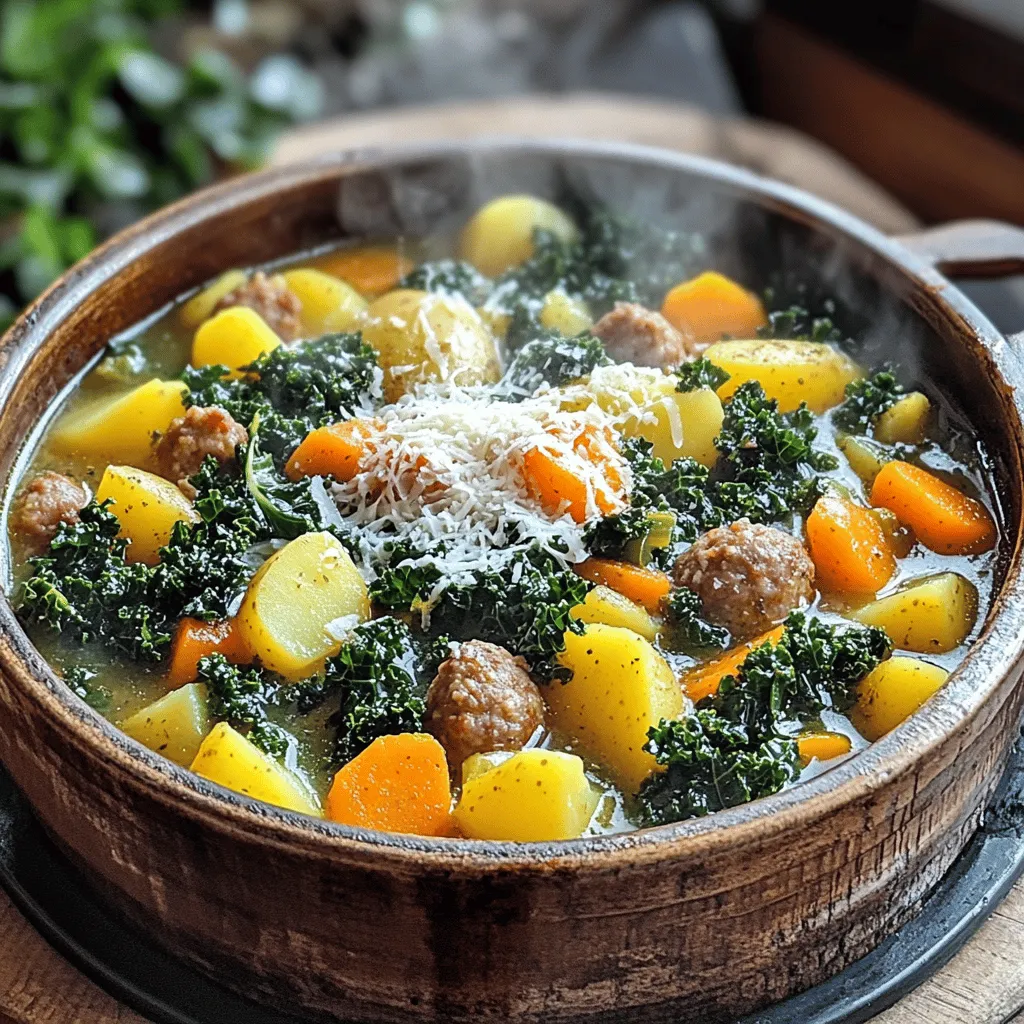 Sausage Potato Kale Soup Hearty and Comforting Meal