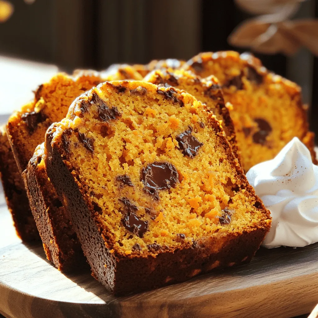 Chocolate Chip Pumpkin Bread Easy and Flavorful Recipe