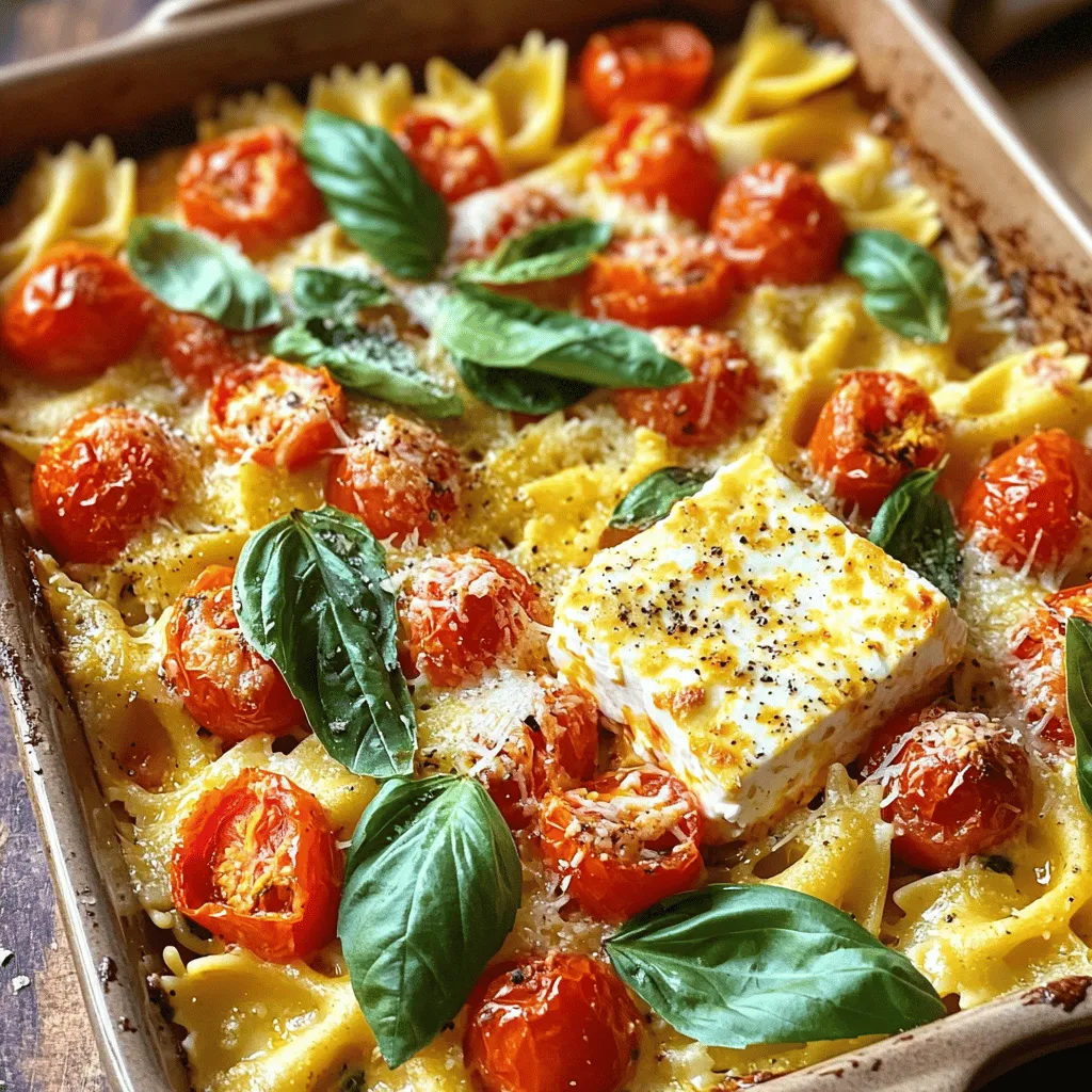 TikTok Baked Feta Pasta Simple and Flavorful Recipe