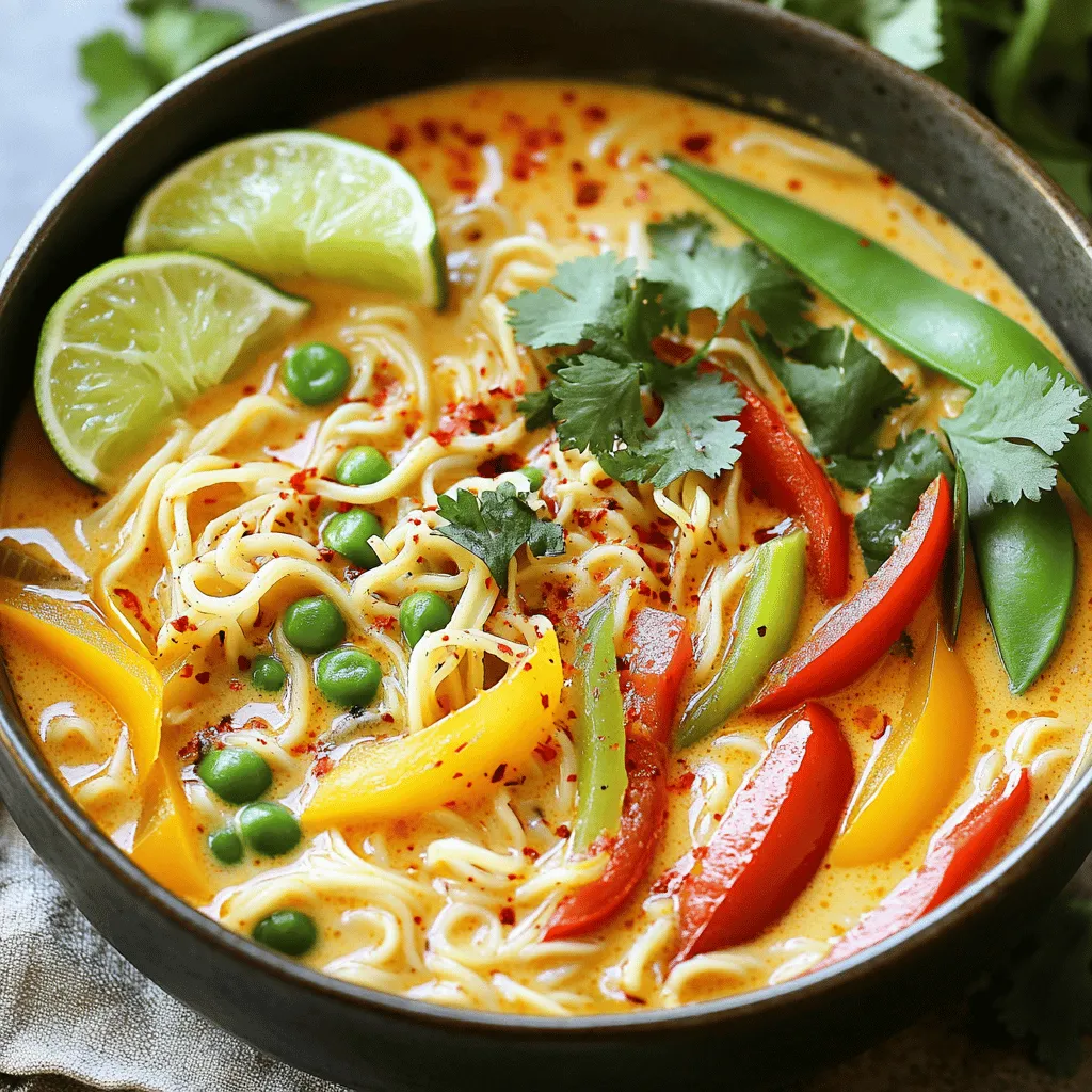 Thai Coconut Curry Ramen Flavorful and Easy Recipe