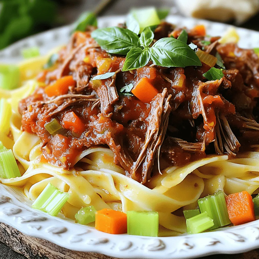 Slow-Simmered Short Rib Ragu Flavorful Comfort Meal