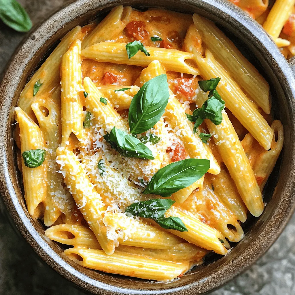 One-Pot Creamy Tomato Basil Pasta Easy Comfort Meal