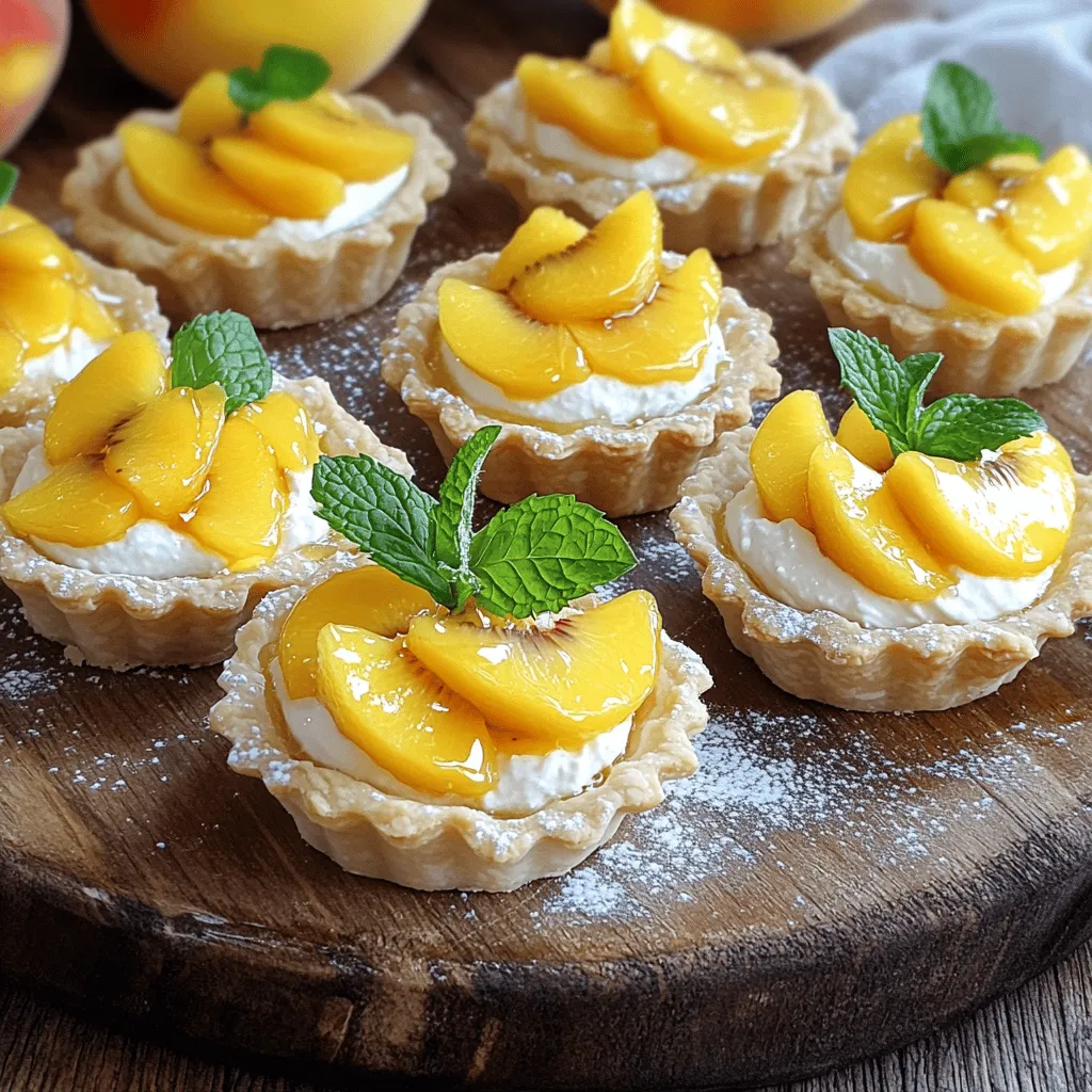 Mini Peach and Cream Cheese Tarts Delightful Recipe