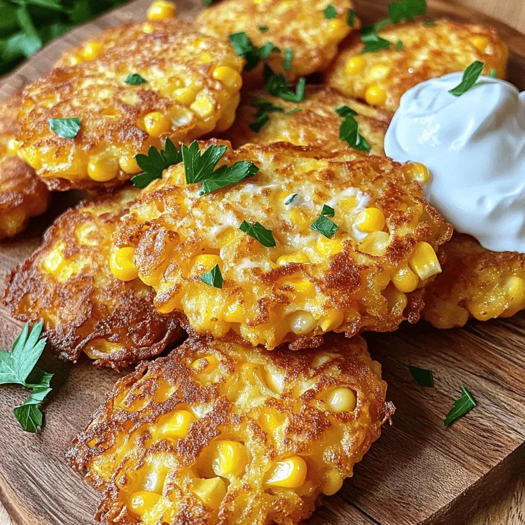 Delicious Cheesy Corn Fritters Recipe for All