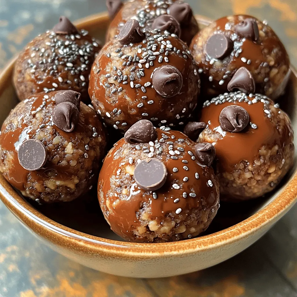Chocolate Peanut Butter Energy Balls Easy and Healthy Snack