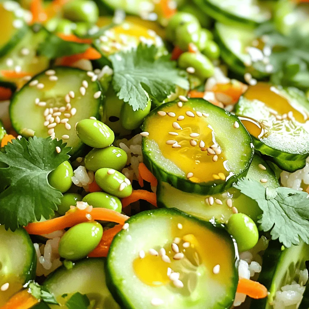 Sushi Cucumber Salad Fresh and Tasty Dish Recipe