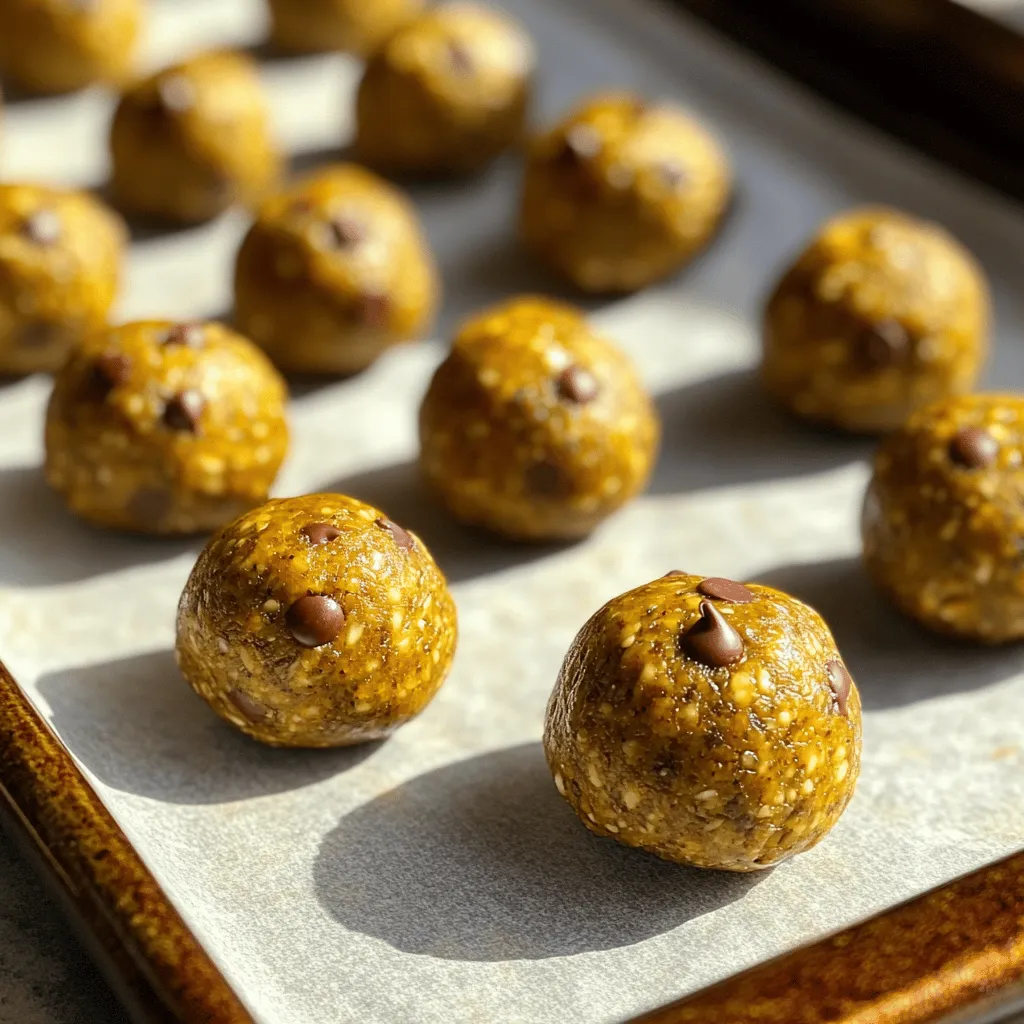 Chocolate Chip Pumpkin Energy Balls Simple Snack
