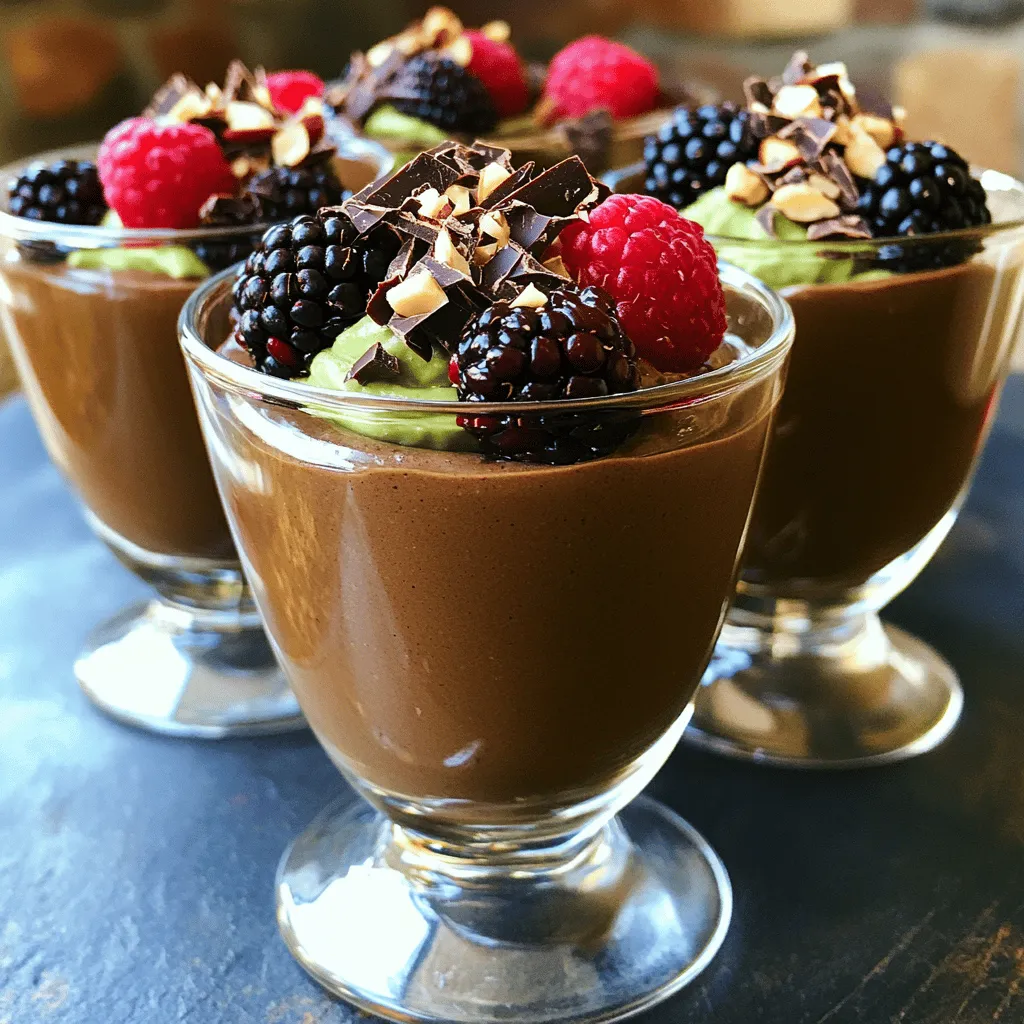 Avocado Chocolate Mousse Rich and Creamy Delight