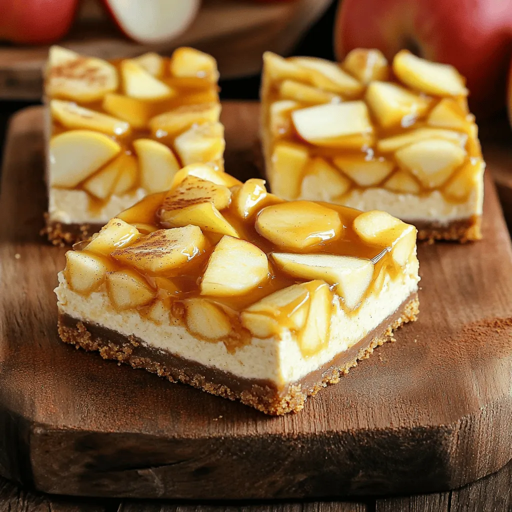 Caramel Apple Cheesecake Bars Simple and Delicious Treat