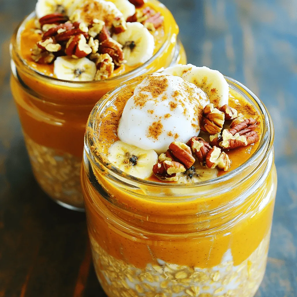 Pumpkin Spice Overnight Oats Comforting Fall Treat