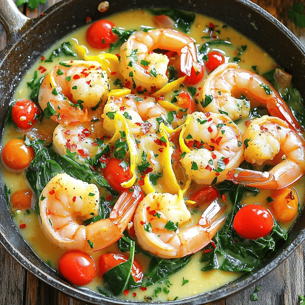 Lemon Garlic Butter Shrimp Skillet Quick and Easy Meal