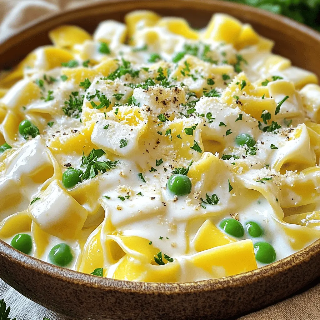 Creamy Cafeteria Noodles Simple and Tasty Dish