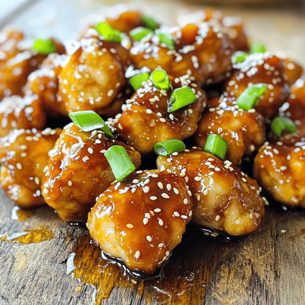 Honey Garlic Chicken Bites Tasty and Simple Recipe