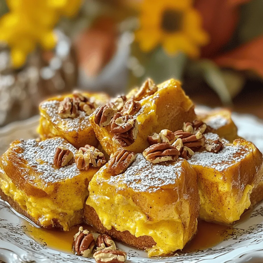 Pumpkin Spice French Toast Casserole Cozy Delight