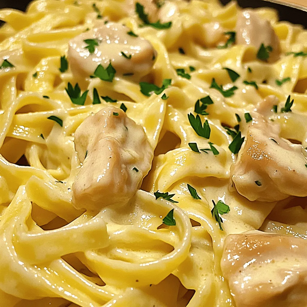 Instant Pot Chicken Alfredo Creamy Dinner Delight