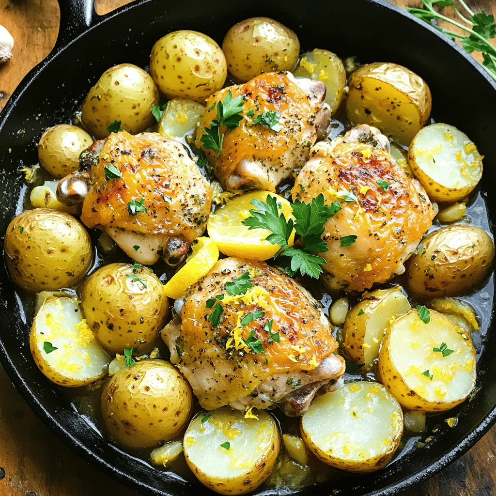 One-Pan Lemon Herb Chicken & Potatoes Quick Meal