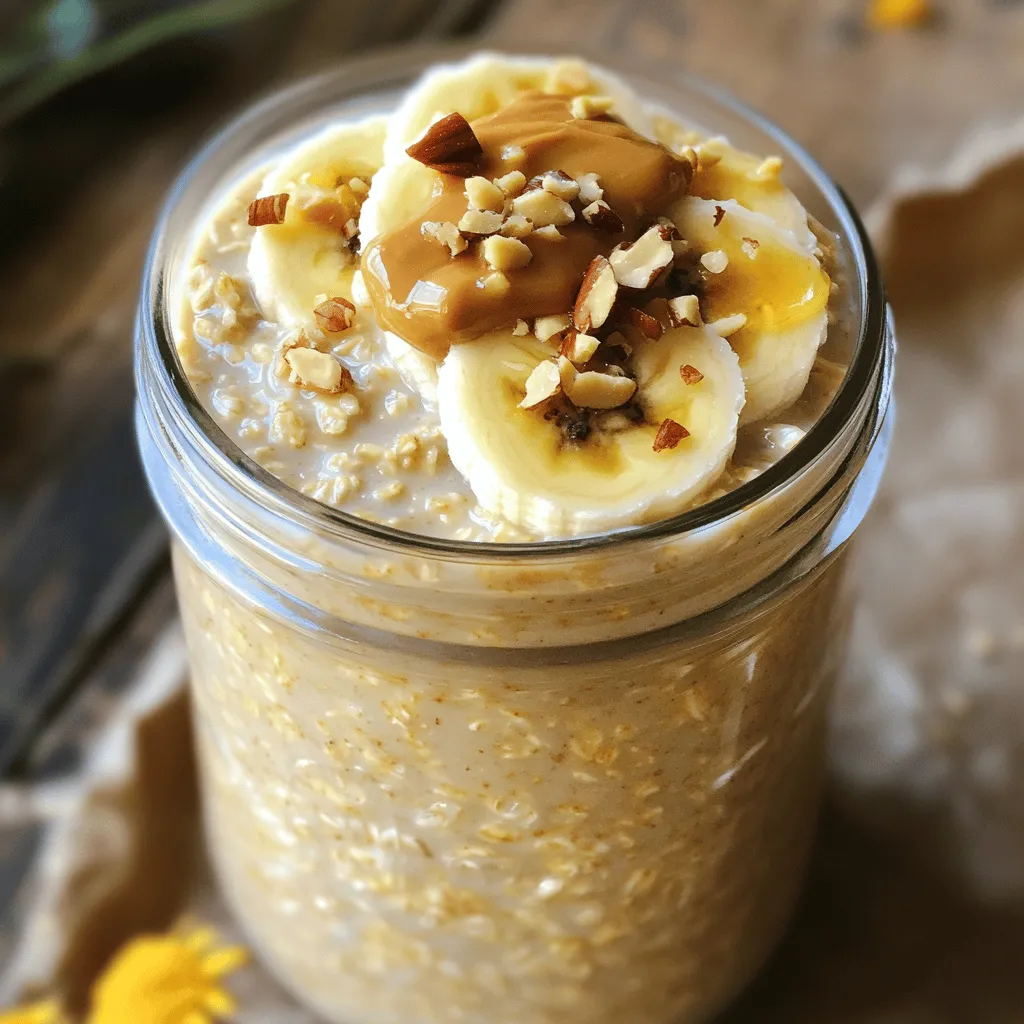 Peanut Butter Overnight Oats Easy and Flavorful Recipe