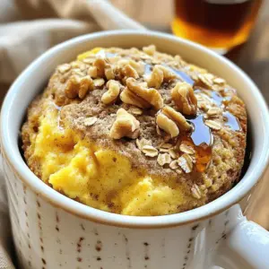 - 1 ripe banana, mashed - 1/4 cup rolled oats - 1 tablespoon almond flour - 1 tablespoon protein powder (vanilla or unflavored) - 1/4 teaspoon baking powder - 1/4 teaspoon cinnamon - 1 tablespoon almond milk (or any milk of choice) - 1 tablespoon maple syrup or honey (optional, for sweetness) - 1 tablespoon chopped walnuts or chocolate chips (optional) The measurements in this recipe are simple. You can adjust them based on what you have. For example, if you don’t have almond flour, use all-purpose flour instead. If you want a nut-free option, skip the walnuts. You can also use any milk you prefer, such as coconut or oat milk. If you like it sweeter, add more maple syrup or honey. This mug cake is a great way to get protein and fiber. The banana adds natural sweetness and potassium. The rolled oats provide whole grains, which help with digestion. Almond flour gives healthy fats and protein. When you add protein powder, it boosts the protein content. This makes it a filling snack or breakfast. The cake is also low in added sugars, making it a smart choice for your diet. To start, grab a microwave-safe mug. This mug will hold your tasty cake. First, mash one ripe banana in the mug. You want it smooth with no lumps. Next, add 1/4 cup rolled oats to the banana. Then, mix in 1 tablespoon of almond flour and 1 tablespoon of protein powder. I like using vanilla, but unflavored works too. Stir well until everything looks combined. Now it’s time to add some flavor. Sprinkle in 1/4 teaspoon of baking powder and 1/4 teaspoon of cinnamon. Then pour in 1 tablespoon of almond milk, or any milk you prefer. If you want it sweeter, add 1 tablespoon of maple syrup or honey. Mix this all together until it's nice and smooth. If you love nuts or chocolate, fold in 1 tablespoon of chopped walnuts or chocolate chips. Next, put your mug in the microwave. Cook it on high for 1 minute and 30 seconds. Microwaves can vary, so check the cake after a minute. It should feel set and firm when done. To make sure your mug cake cooks evenly, stir well before microwaving. This helps spread the heat. If your microwave has a turntable, it will help too. If you notice the center is still soft, cook it for 10 more seconds. Let your mug cake cool for one minute before you dive in. Enjoy it straight from the mug or slide it onto a plate for a fancy touch. To get the best texture in your mug cake, use a ripe banana. A ripe banana adds moisture and sweetness. Mash it well to ensure there are no lumps. Mix all the dry ingredients first, then add your wet ones. This helps them blend evenly. If your mug is too big, the cake may spread out too much. Stick to a standard-sized mug for the right height. If you don’t have a microwave, you can use an oven. Preheat your oven to 350°F (175°C). Pour the mixture into a small baking dish. Bake for about 15-20 minutes. Check your cake with a toothpick. It’s ready when it comes out clean. You can also steam the cake on the stove. Just place the mug in a pot with a bit of water. Cover the pot and steam for about 10 minutes. One mistake is not mashing the banana enough. Big chunks can lead to uneven cooking. Another mistake is adding too much liquid. Stick to the recipe’s measurements for the best results. If you want it sweeter, add a little maple syrup, but be careful not to overdo it. Lastly, avoid overcooking. Check your cake a minute early. A dry cake is not fun to eat! {{image_2}} You can make your mug cake even more tasty. Try adding a pinch of nutmeg. It gives a warm feel. Vanilla extract can also boost the flavor. A drop or two will do. If you like chocolate, use cocoa powder. Just a tablespoon will add rich taste. You can also mix in some dried fruit. Raisins or cranberries can add chewiness. You can easily change ingredients to fit your needs. If you need it gluten-free, use gluten-free oats. They work just as well. For a nut-free option, swap almond flour for sunflower seed flour. You can also use any plant-based milk if you avoid dairy. Coconut milk adds a nice twist. If you want less sugar, skip the maple syrup. The banana is sweet enough on its own. Toppings can make your mug cake even better. Try adding a dollop of yogurt on top. It adds creaminess and balances sweetness. For crunch, sprinkle some chopped nuts. Walnuts are great, but almonds work too. If you love chocolate, add chocolate chips on top. They melt slightly and create a rich layer. Fresh fruit like banana slices or berries can make it colorful. Each bite will be a treat! To store any leftover mug cake, let it cool first. Then, place it in an airtight container. You can keep it in the fridge for up to three days. If you want to enjoy it later, storing it this way helps keep it fresh. When you’re ready to eat your leftover mug cake, pop it in the microwave. Heat it in 10 to 15-second bursts. This way, it warms evenly without drying out. Check if it’s warm enough before taking it out. If you want to save your mug cake for longer, you can freeze it. Wrap it tightly in plastic wrap or foil. Then, place it in a freezer bag. It can last for up to three months in the freezer. To eat it, thaw it in the fridge overnight and reheat it in the microwave. Enjoy your treat anytime! To make this banana bread mug cake gluten-free, simply swap the rolled oats for certified gluten-free oats. Almond flour is already gluten-free, so you can keep that. Ensure your protein powder is also gluten-free. This way, you can enjoy a tasty treat without gluten. Yes, you can use different types of protein powder. Vanilla or unflavored protein works best. If you prefer plant-based options, use pea or hemp protein. Each type may change the flavor slightly, so choose one you like. Just stick to the same amount for best results. For toppings, I love using chopped walnuts or chocolate chips. They add great texture and taste. You can also sprinkle on some extra cinnamon or drizzle a bit of honey on top. Sliced bananas or a dollop of nut butter can elevate your mug cake, too! To adjust sweetness, add more or less maple syrup or honey. Start with one tablespoon, then taste the batter. You can also use ripe bananas for natural sweetness. If you want it sweeter, go ahead and add a bit more sweetener until it’s just right for you. In this blog post, we covered key ingredients and their benefits. I shared step-by-step instructions for easy cooking and tips for the best texture. We explored variations to suit your taste and dietary needs. Finally, I provided storage tips to keep your dish fresh. Remember, cooking should be fun and creative. Don't shy away from experimenting! Use these ideas to make the recipe your own and enjoy every bite.