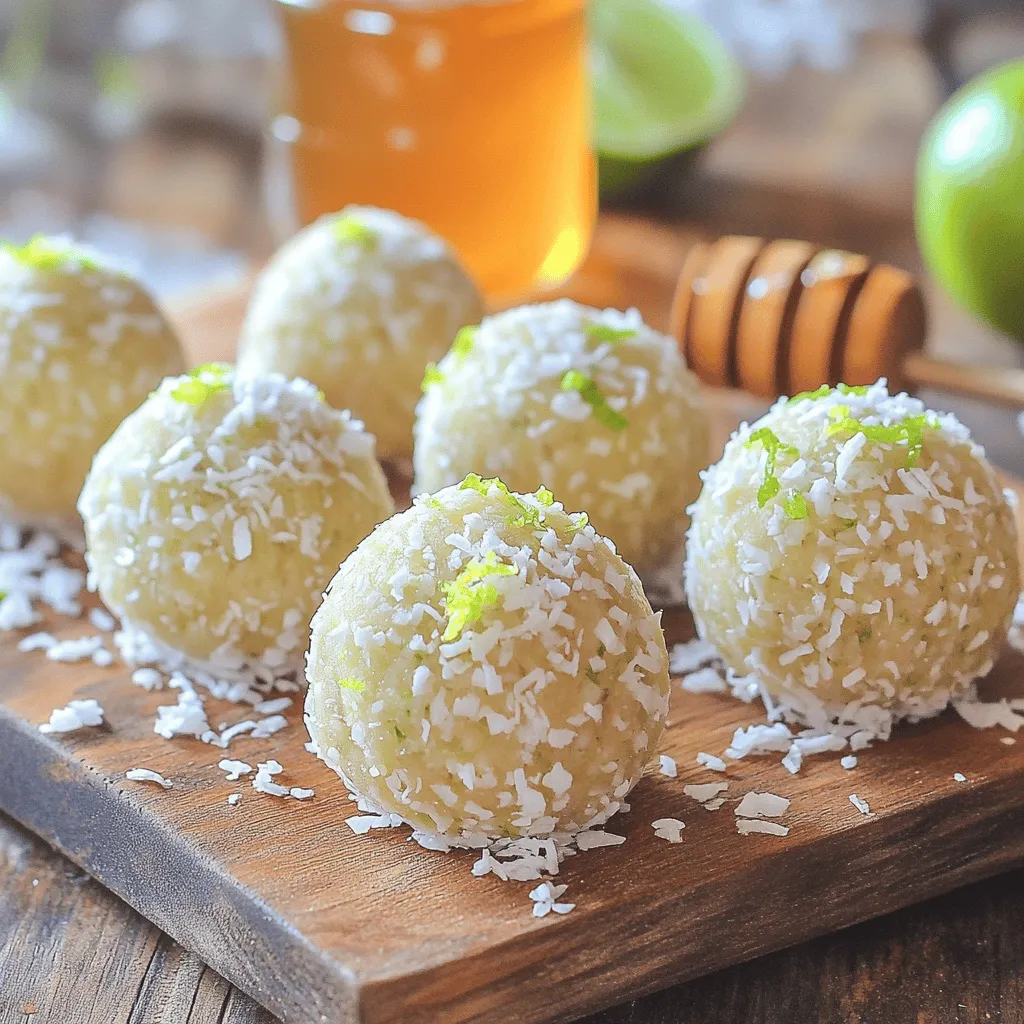 Coconut Lime Energy Balls Simple and Energizing Snack