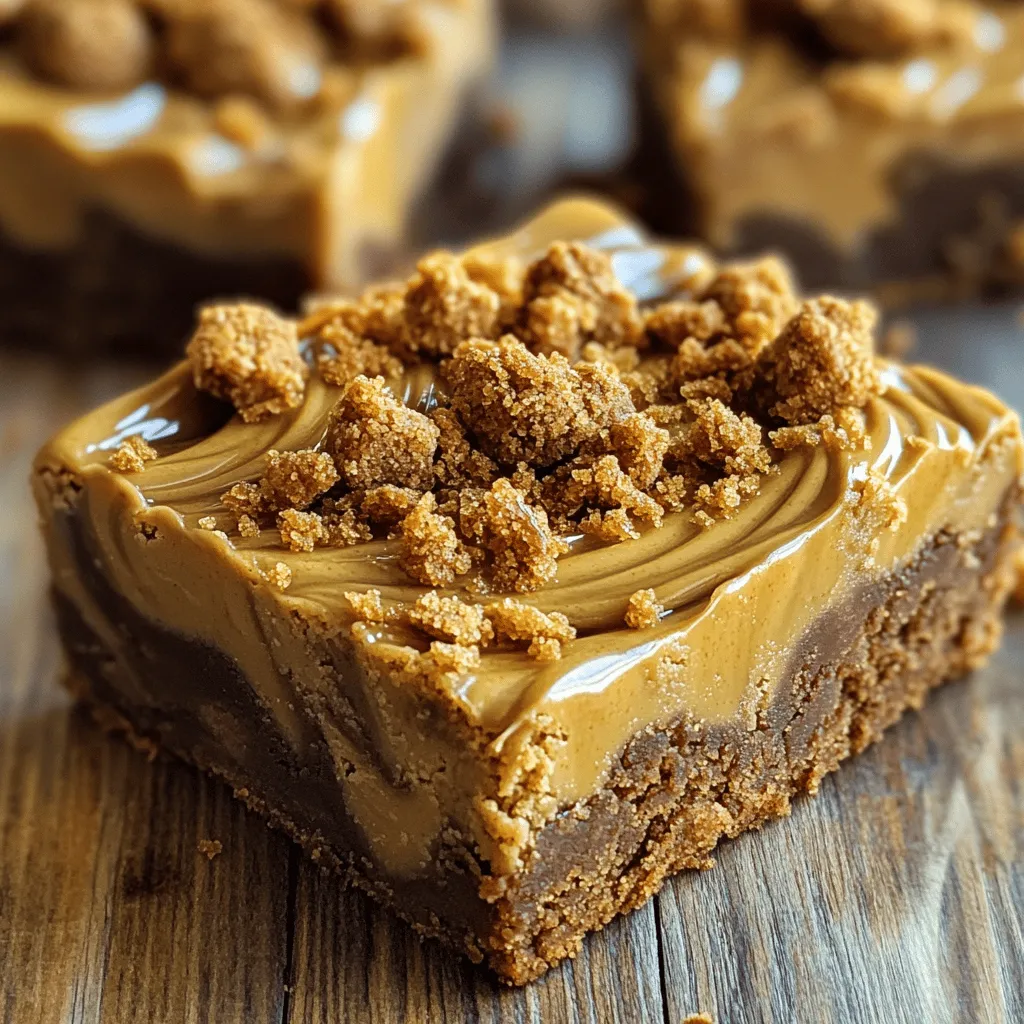 Biscoff Blondies Delightful Treat to Savor Anytime