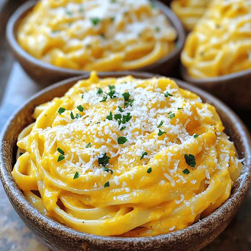 One-Pot Pumpkin Alfredo Creamy and Simple Dish