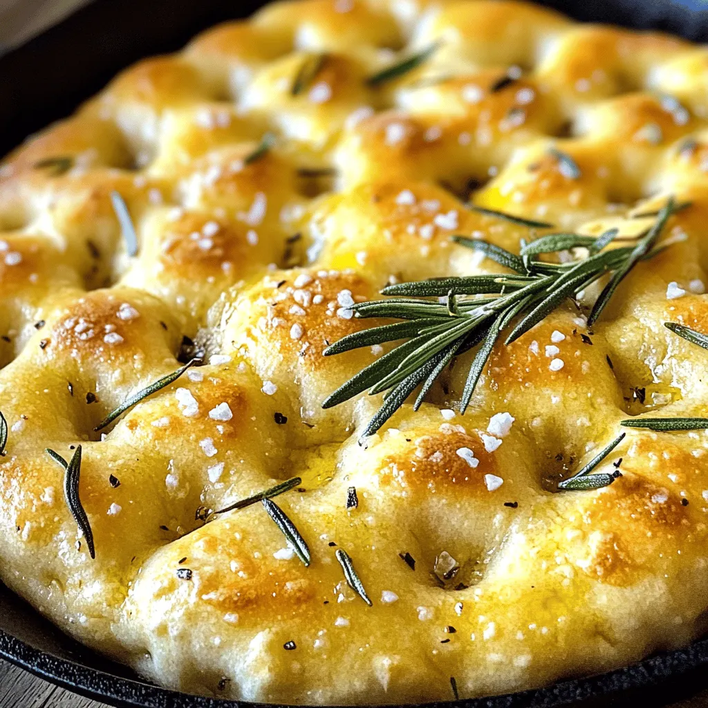 No-Knead Rosemary Focaccia Easy and Flavorful Recipe